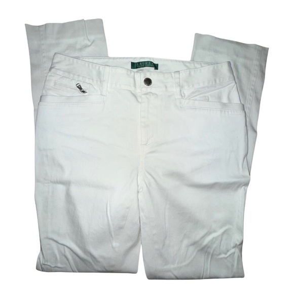 Ralph Lauren Women's White Jeans - Picture 1 of 9